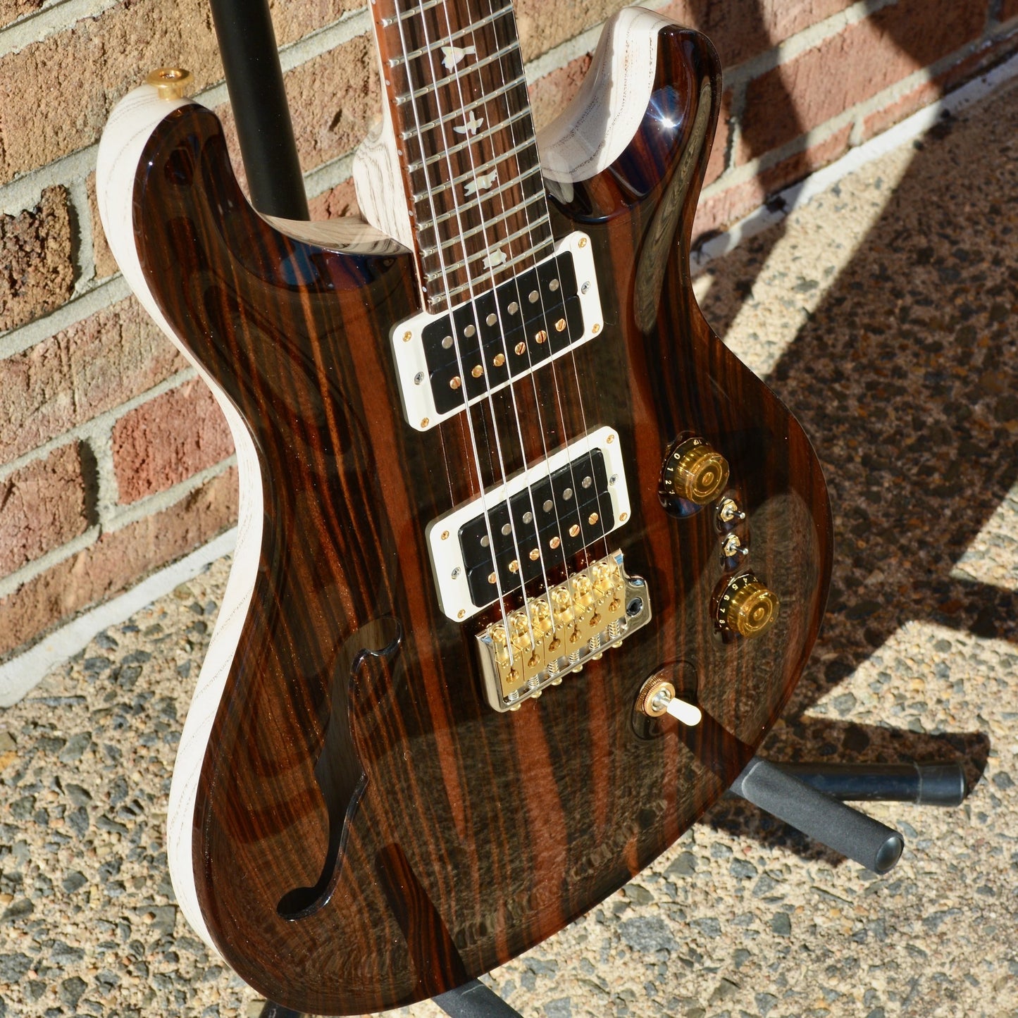 PRS Private Stock 24/08 Semi-Hollow Macassar Ebony/Swamp Ash