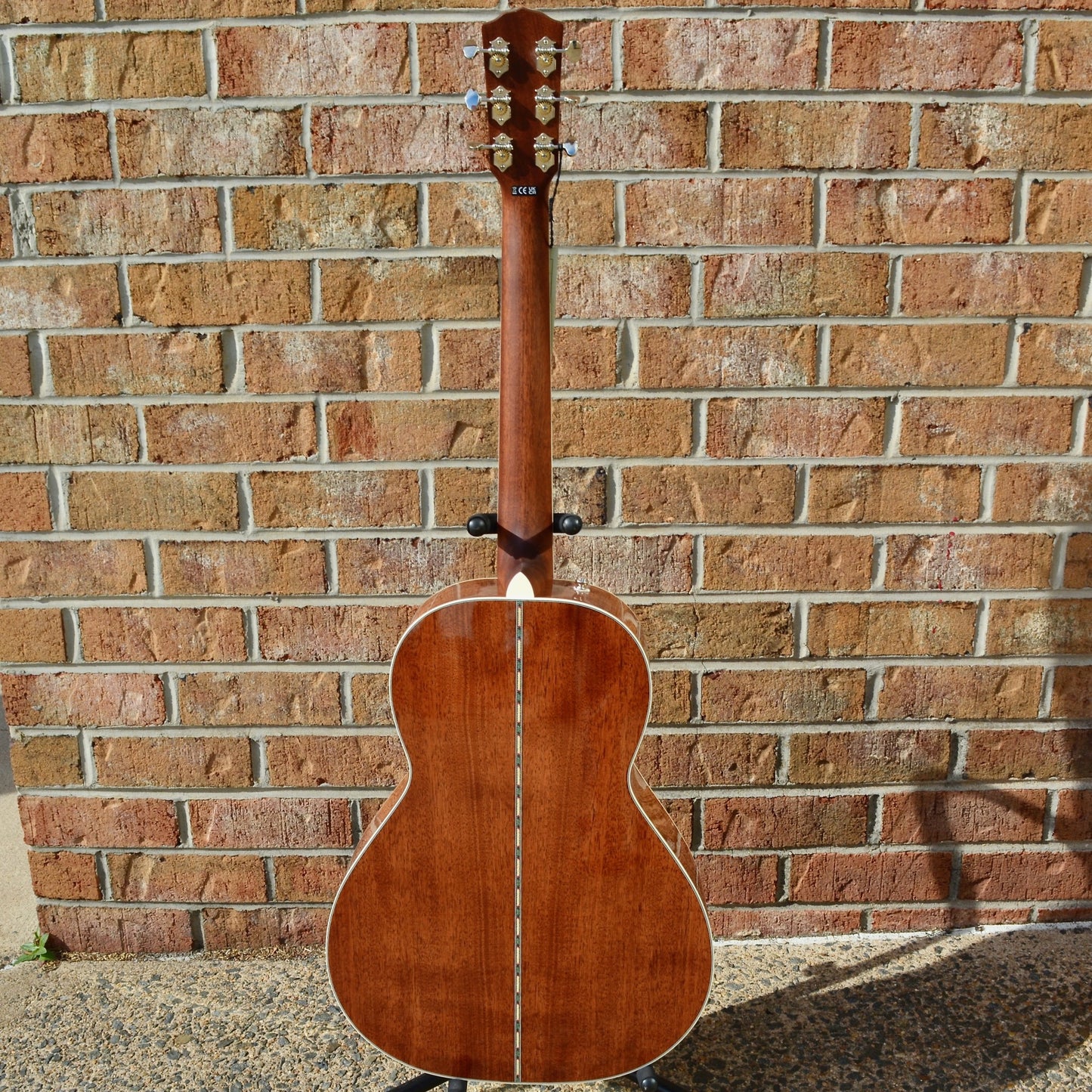 Fender PS-220E Parlor, Ovangkol Fingerboard, 3-Color Vintage Sunburst