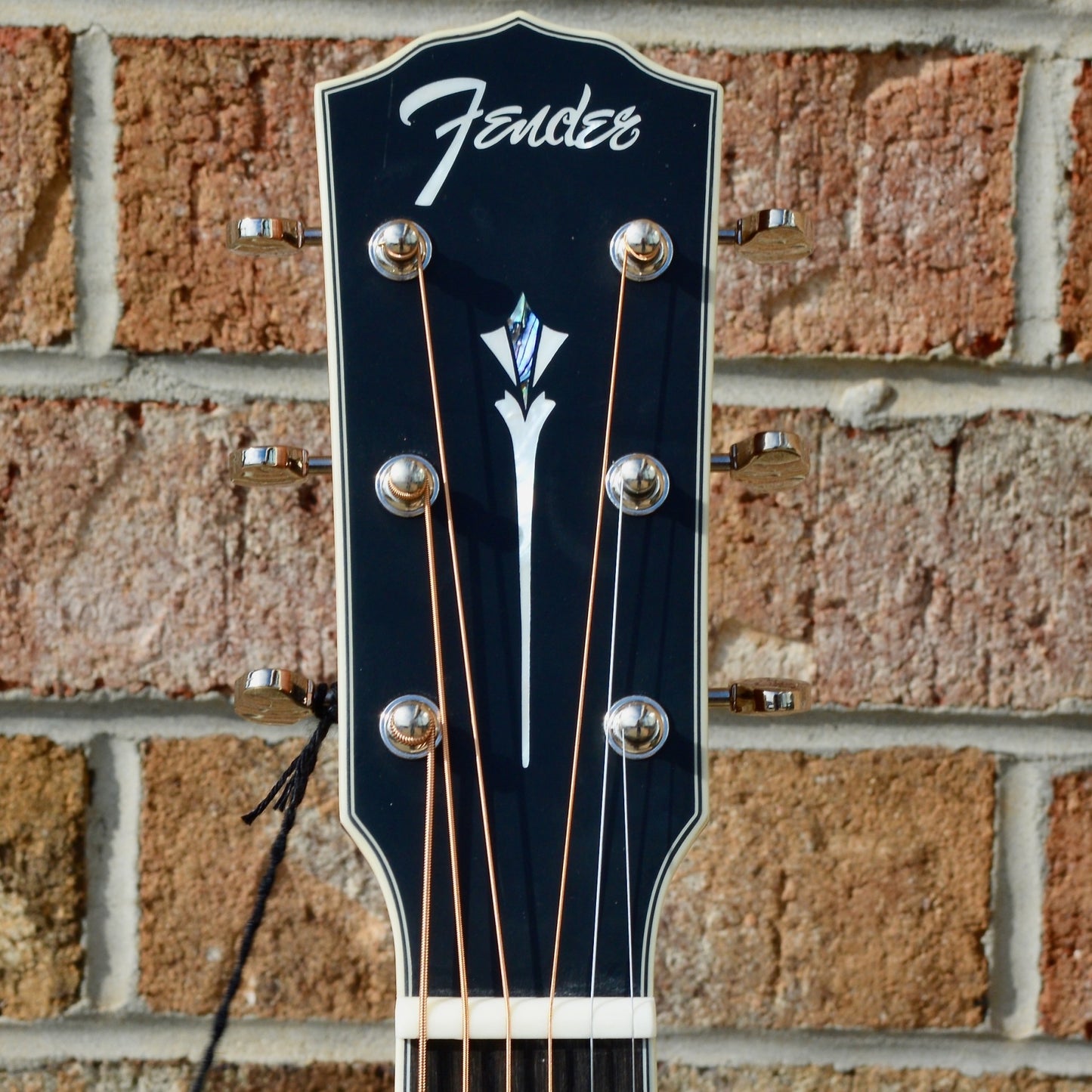 Fender PD-220E Dreadnought, All Mahogany, Ovangkol Fingerboard, Aged Cognac Burst