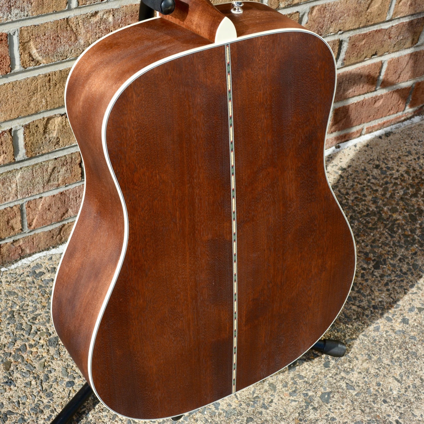 Fender PD-220E Dreadnought, All Mahogany, Ovangkol Fingerboard, Aged Cognac Burst