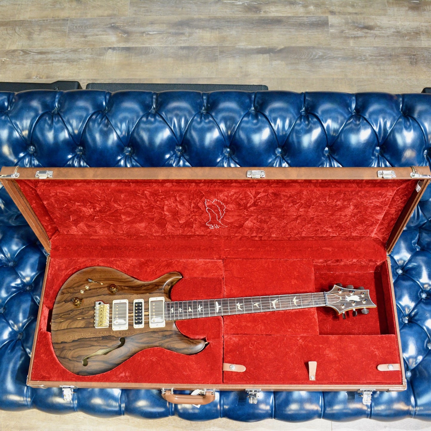 PRS Special Semi-Hollow Lefty Private Stock Ziricote // Black Limba // Brazilian Rosewood