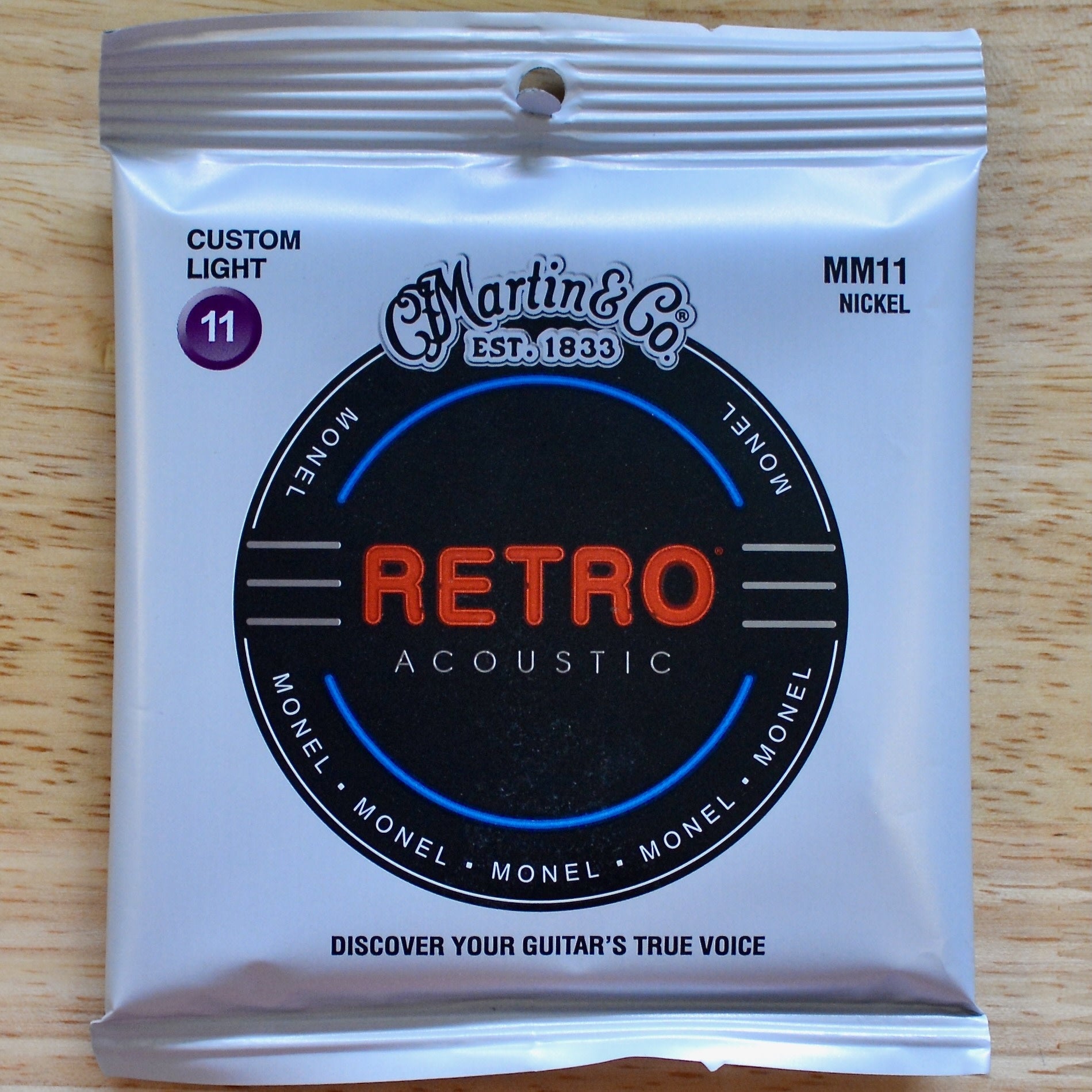 Martin Retro Acoustic Guitar Strings Custom Light Matt s Guitars