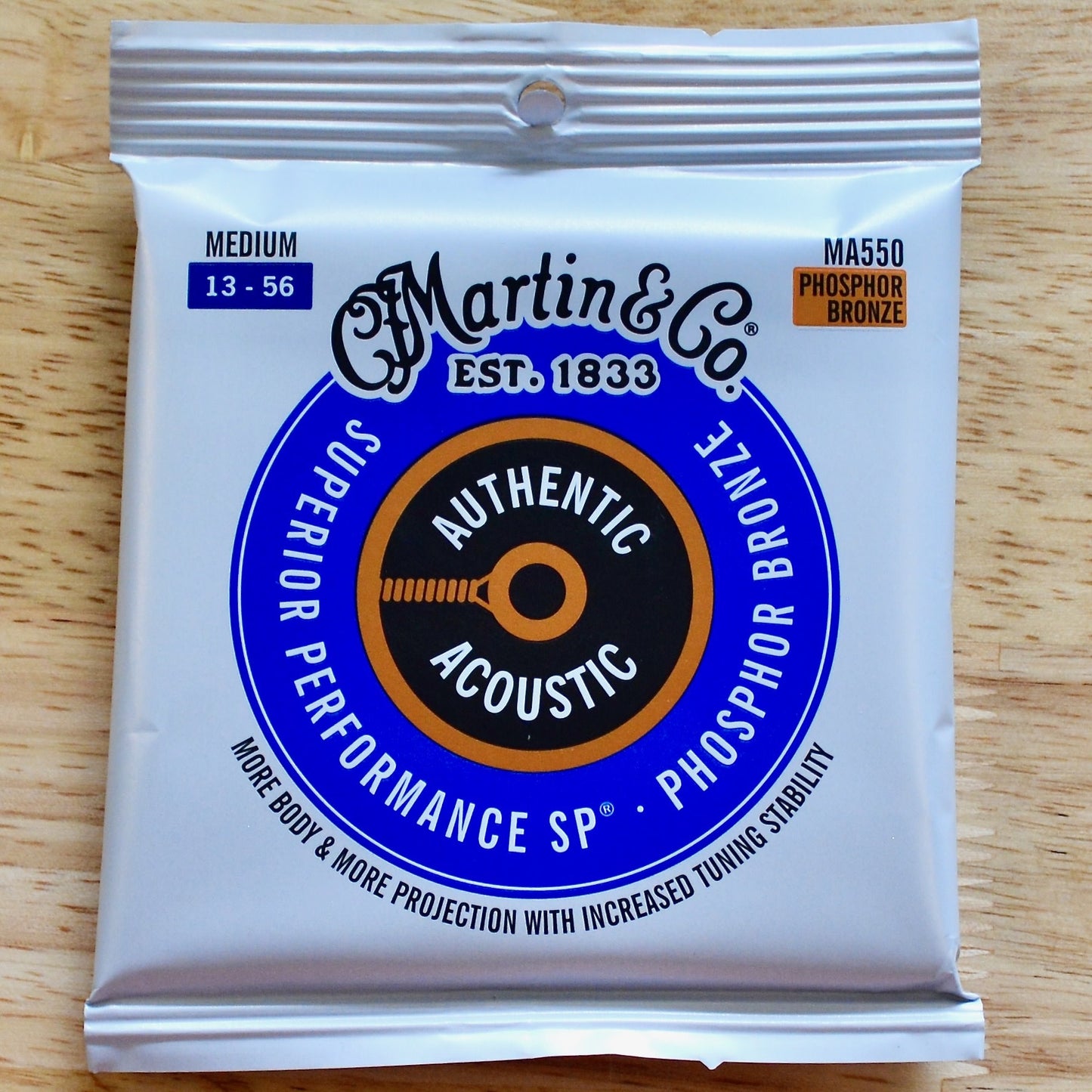 Martin MA550 Authentic Acoustic SP Strings Phosphor Bronze Medium