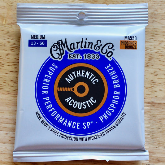 Martin MA550 Authentic Acoustic SP Strings Phosphor Bronze Medium