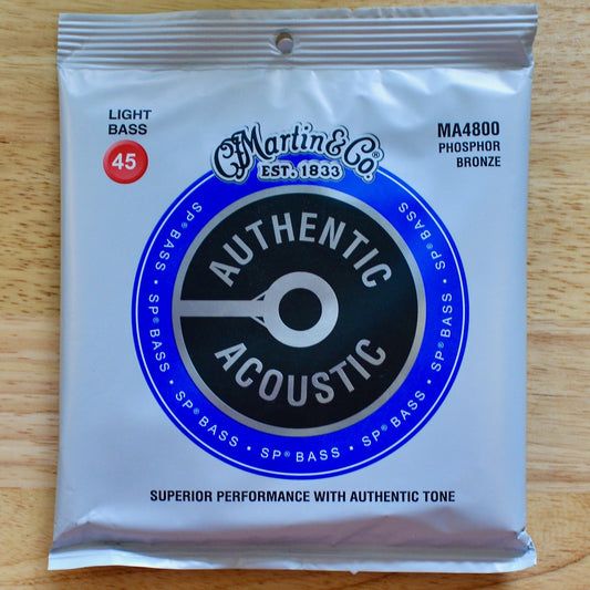 Martin MA4800 Authentic Acoustic SP Bass Strings Phosphor Bronze Light
