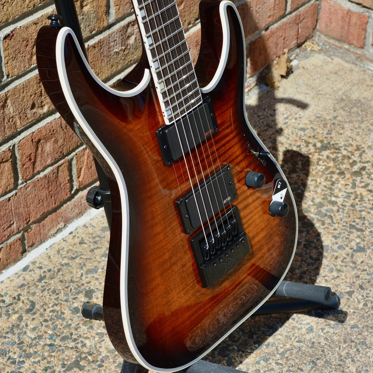 ESP LTD MH-1000 Evertune Dark Brown Sunburst