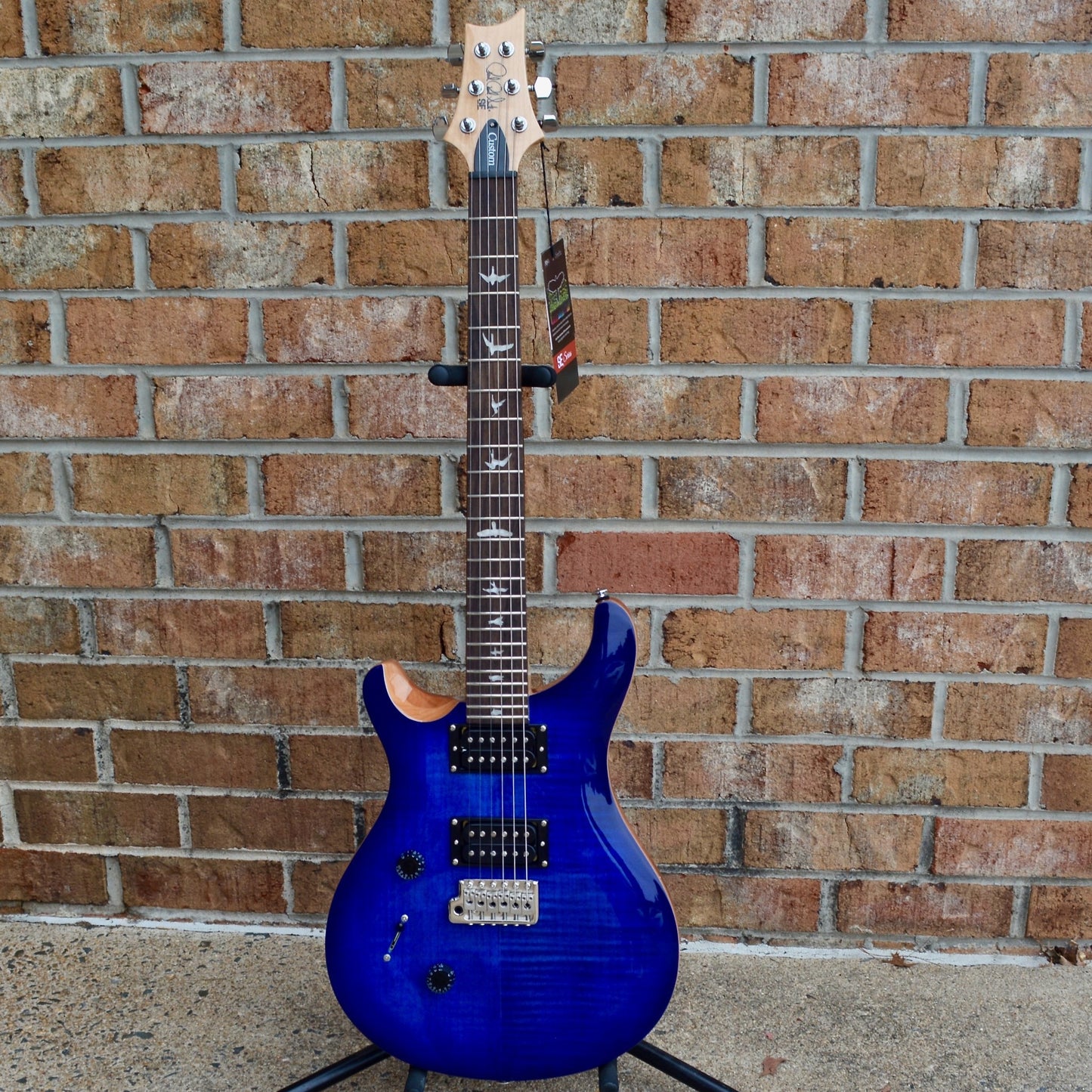 PRS SE Custom 24 Lefty Faded Blue Burst
