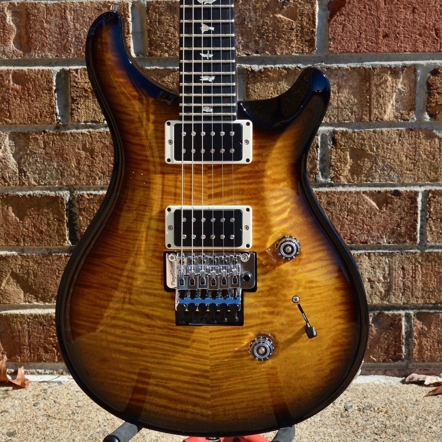 PRS Custom 24 Floyd 10 Top Black Wrap Burst
