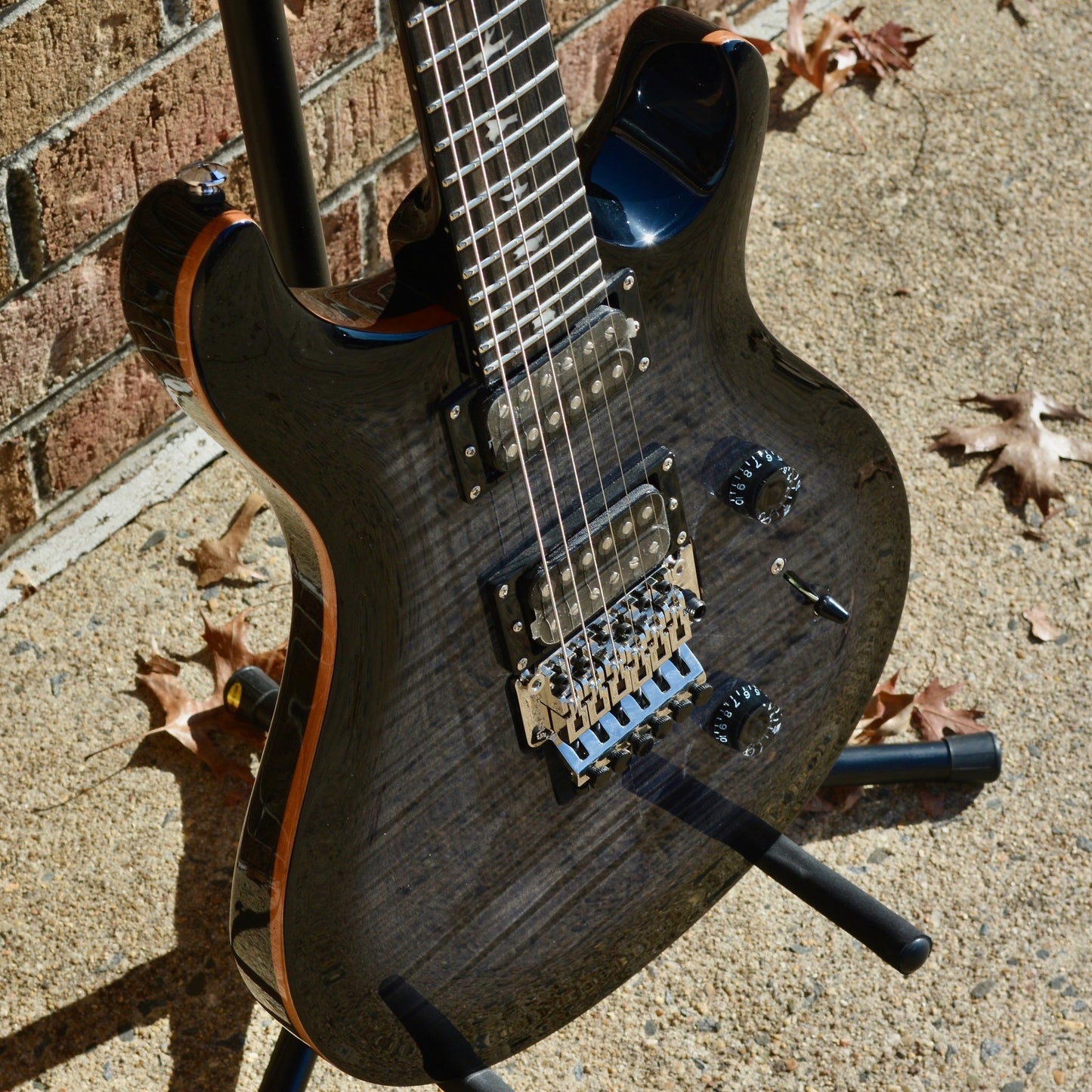 2022 PRS SE Custom 24 "Floyd"Charcoal Burst