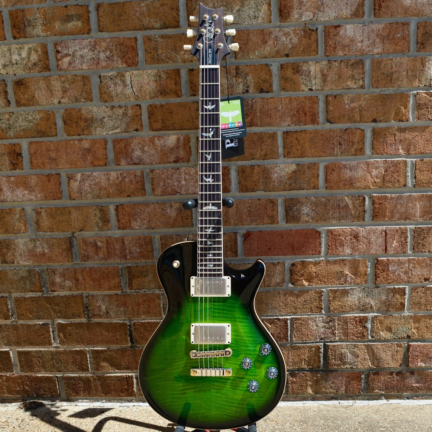 PRS McCarty 594 Singlecut Emerald Green w/ Black Wrap Burst