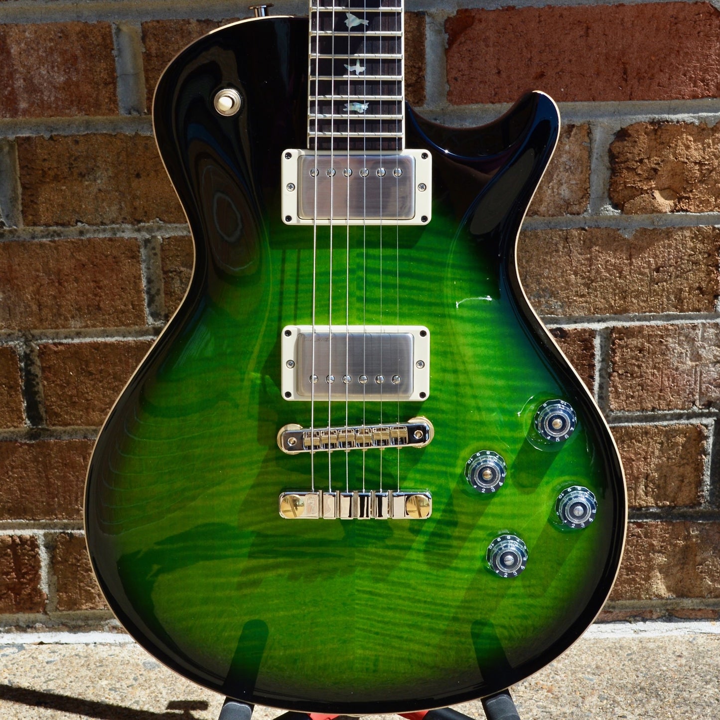 PRS McCarty 594 Singlecut Emerald Green w/ Black Wrap Burst