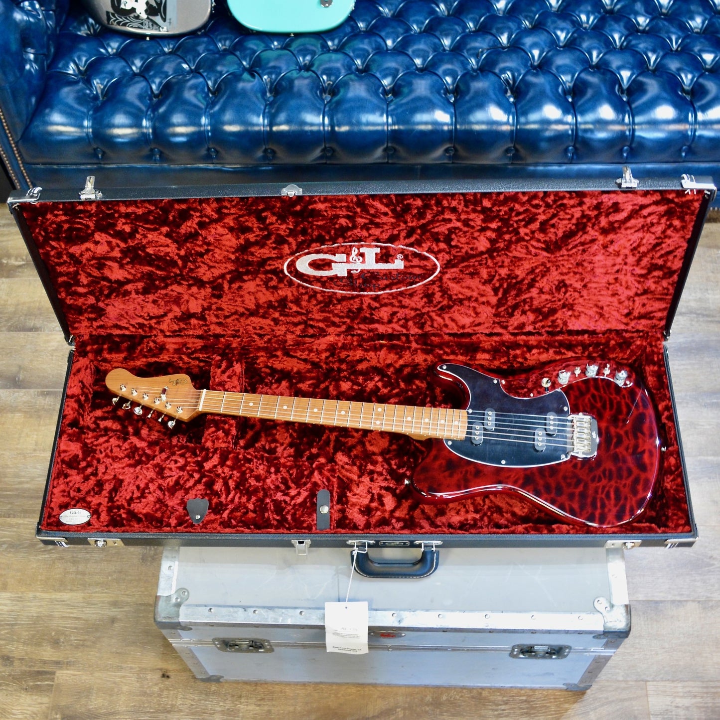 G&L 40th Anniversary Espada Ruby Red Metallic