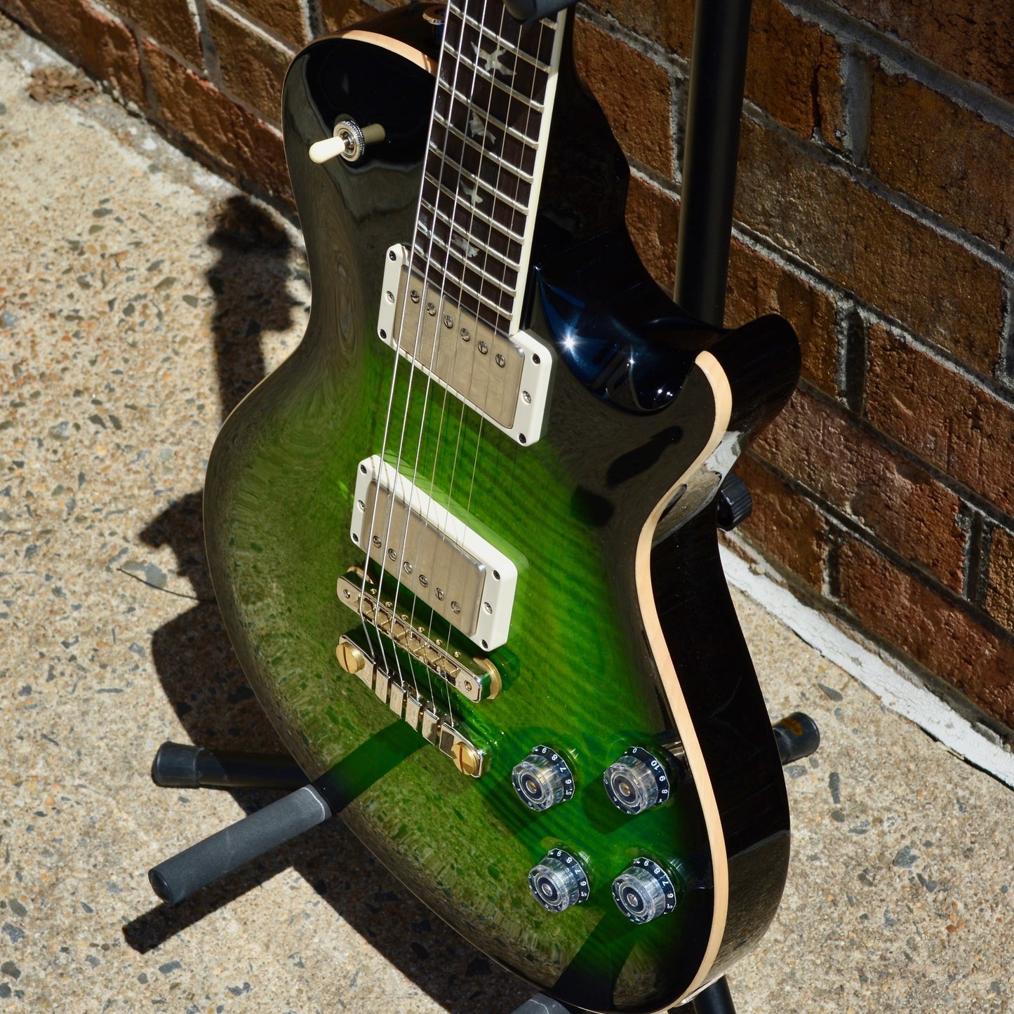 PRS McCarty 594 Singlecut Emerald Green w/ Black Wrap Burst
