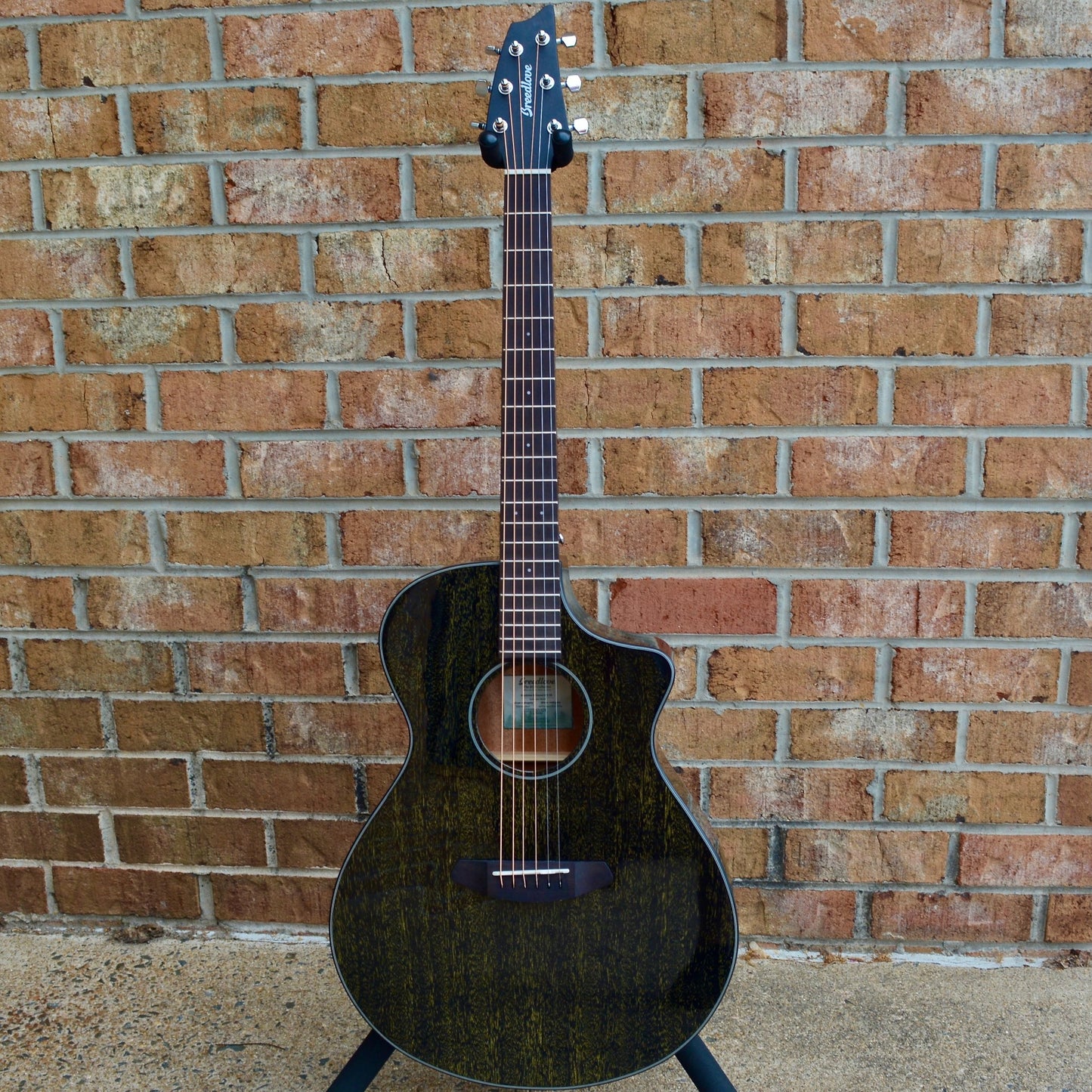 Breedlove Rainforest S Concert Black Gold CE African Mahogany