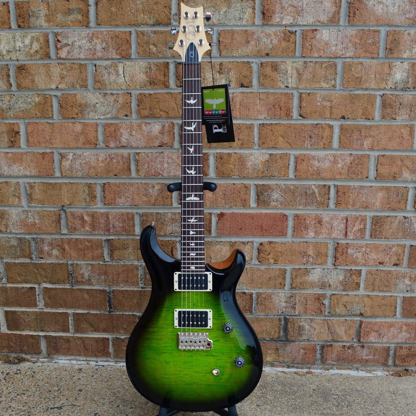 PRS CE 24 Emerald Green 2/ Black Wrap Burst