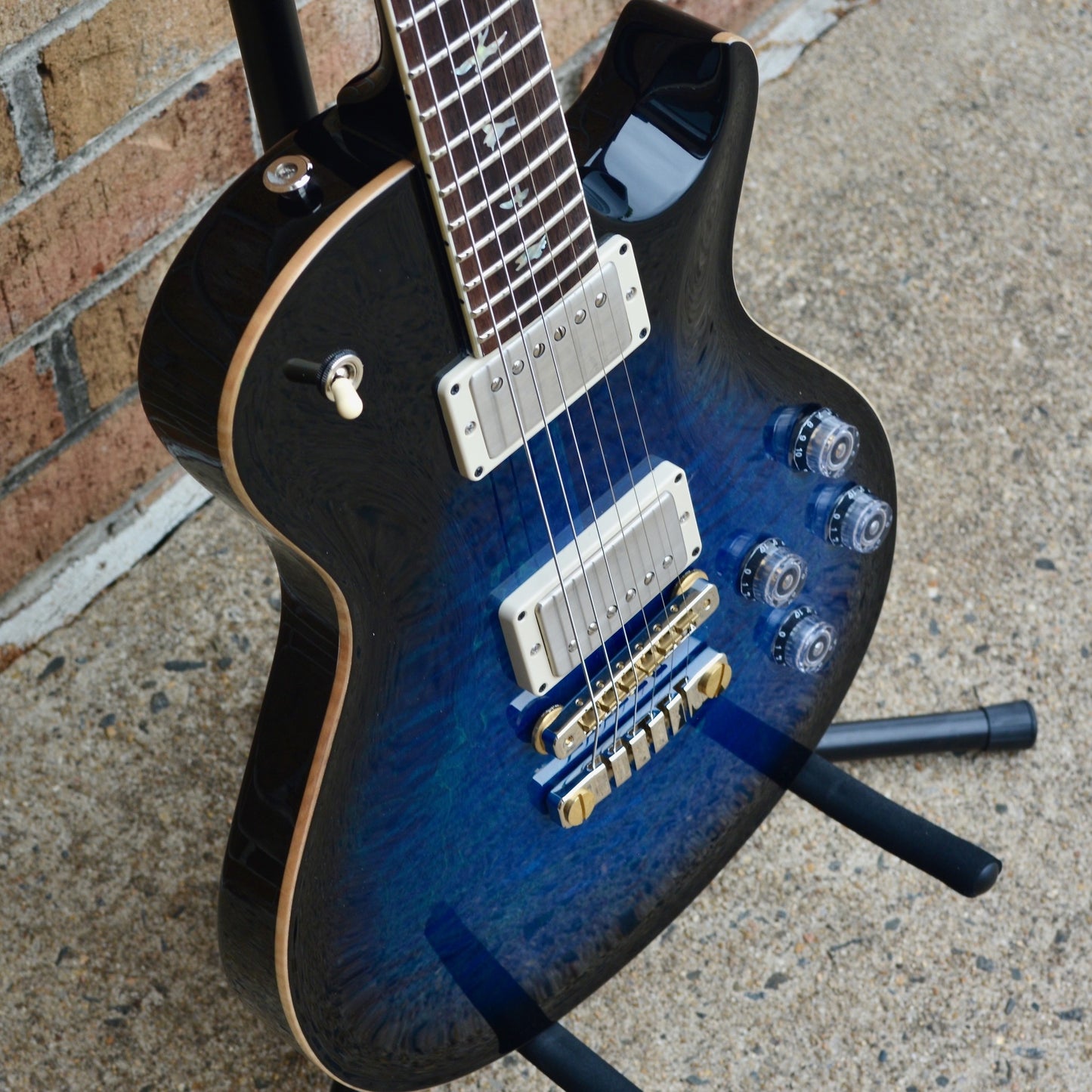 2022 PRS McCarty 594 Singlecut Aquamarine W/ Black Wrap Burst