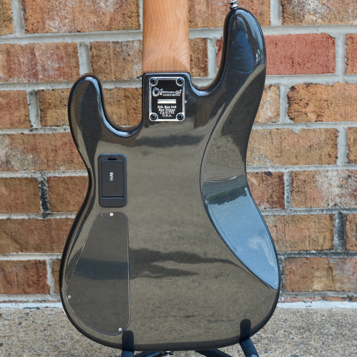 Charvel Pro-Mod San Dimas® Bass PJ V, Caramelized Maple Fingerboard, Metallic Black