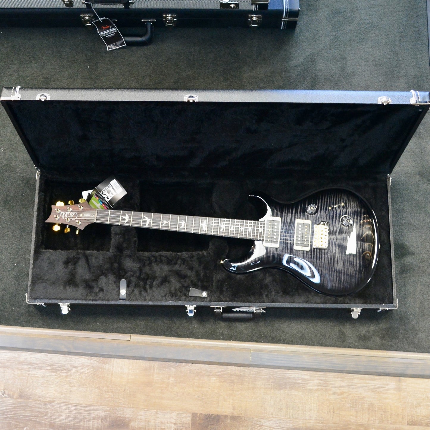 2022 PRS Custom 24 10 Top Charcoal Burst
