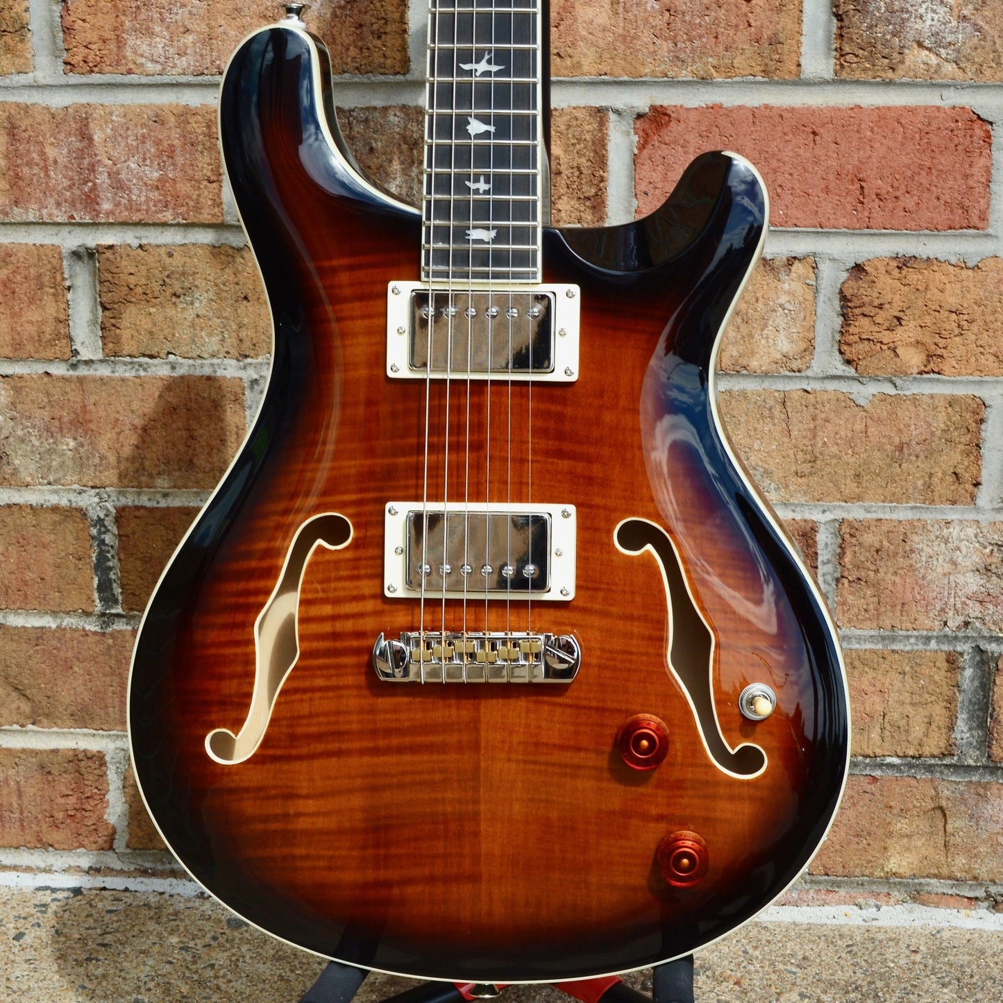 PRS Hollowbody II Black Gold Burst