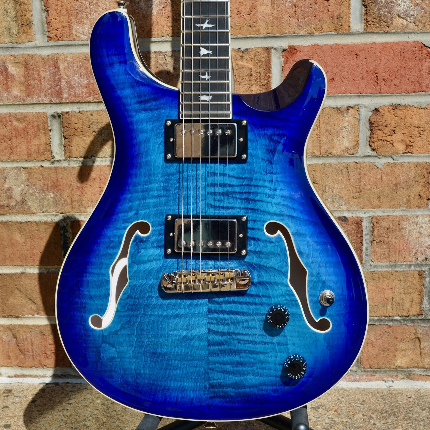 PRS SE Hollowbody II Faded Blue Burst