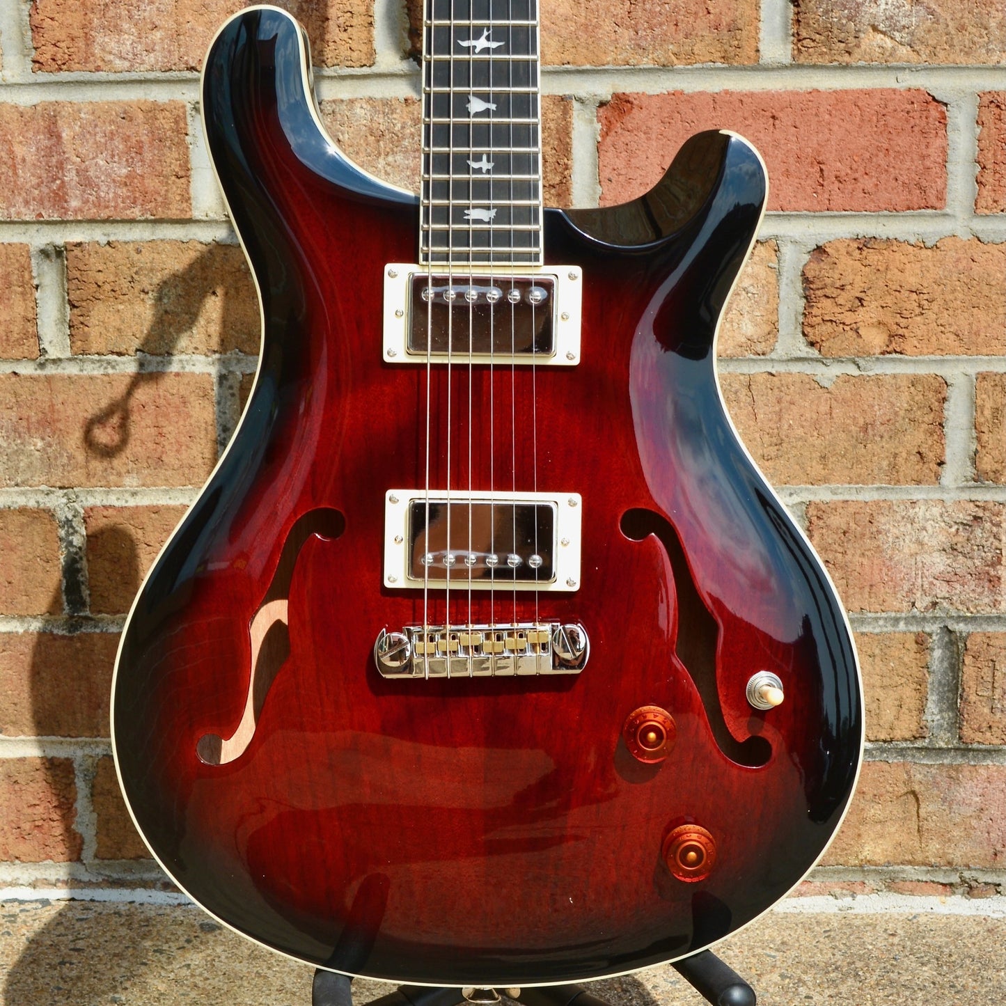 PRS Hollowbody Standard Fire Red Burst