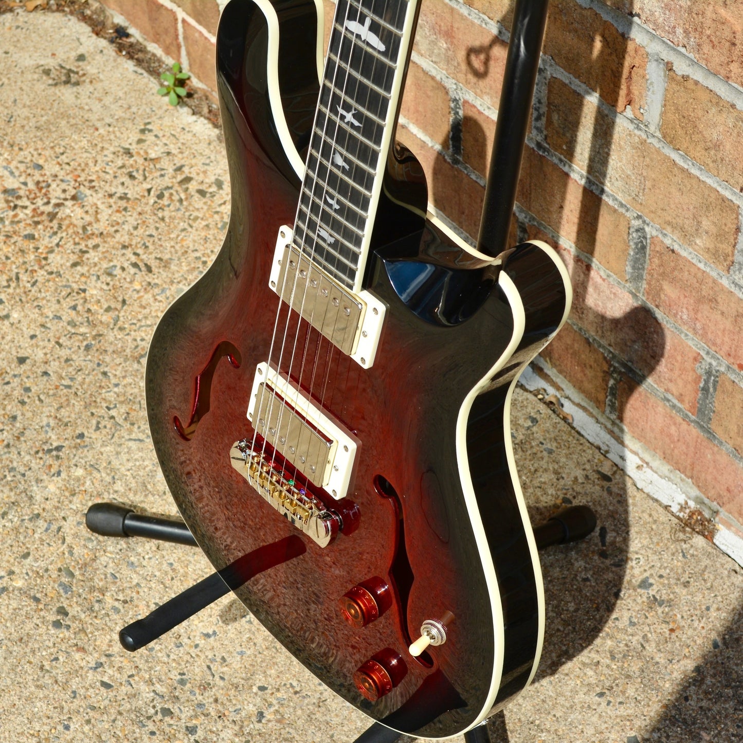 PRS Hollowbody Standard Fire Red Burst