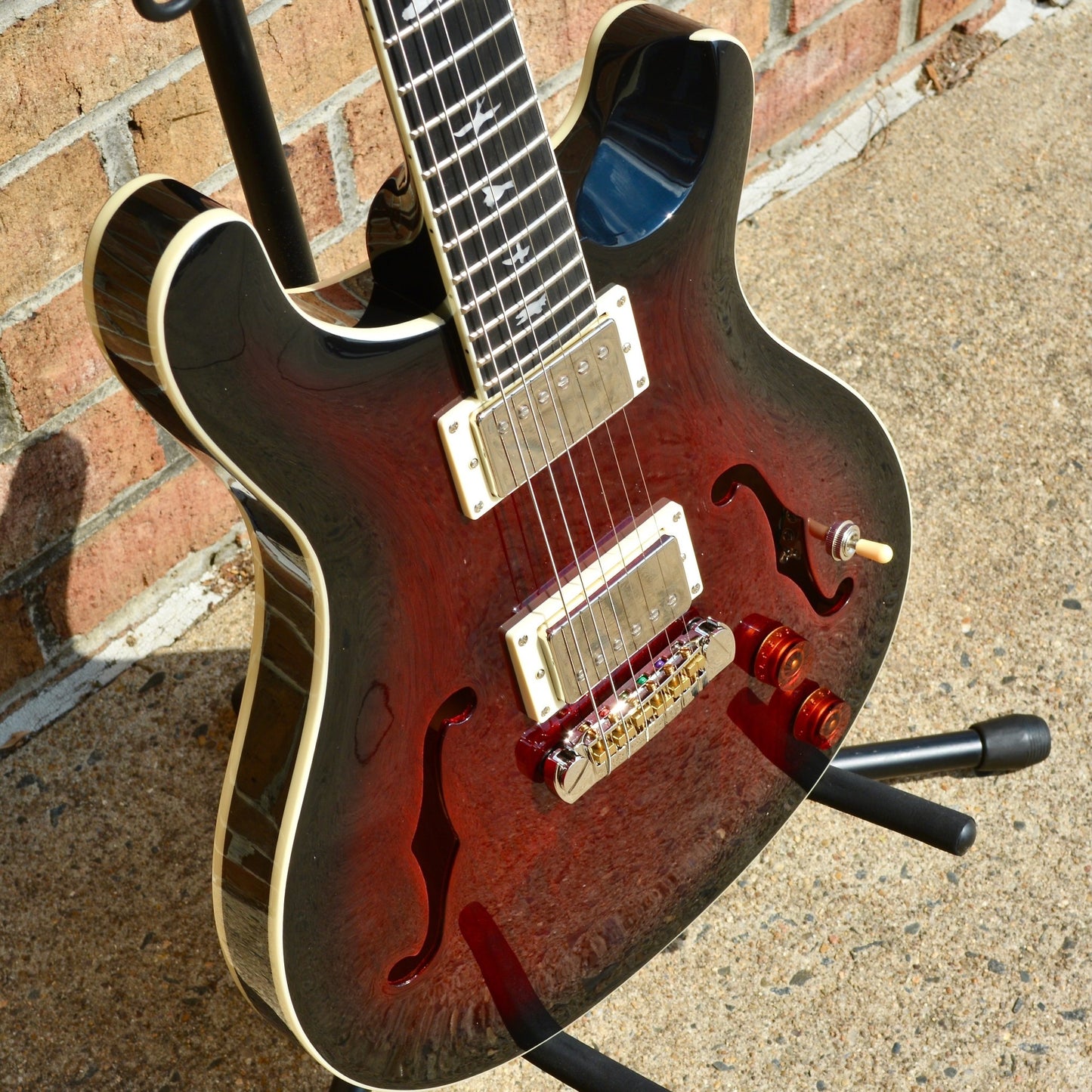 PRS Hollowbody Standard Fire Red Burst