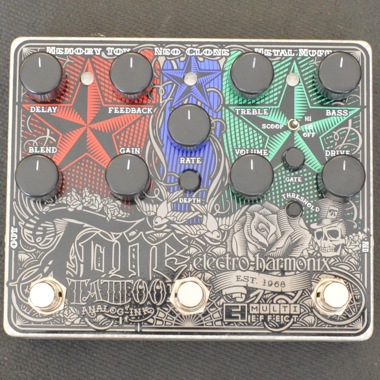 analog multi fx pedal Electro-Harmonix Tone Tattoo Multi Effect – Matt's Guitars