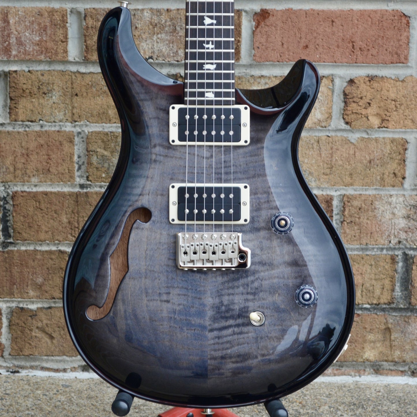 PRS CE 24 Semi-Hollow 2021 Faded Blue Smokeburst