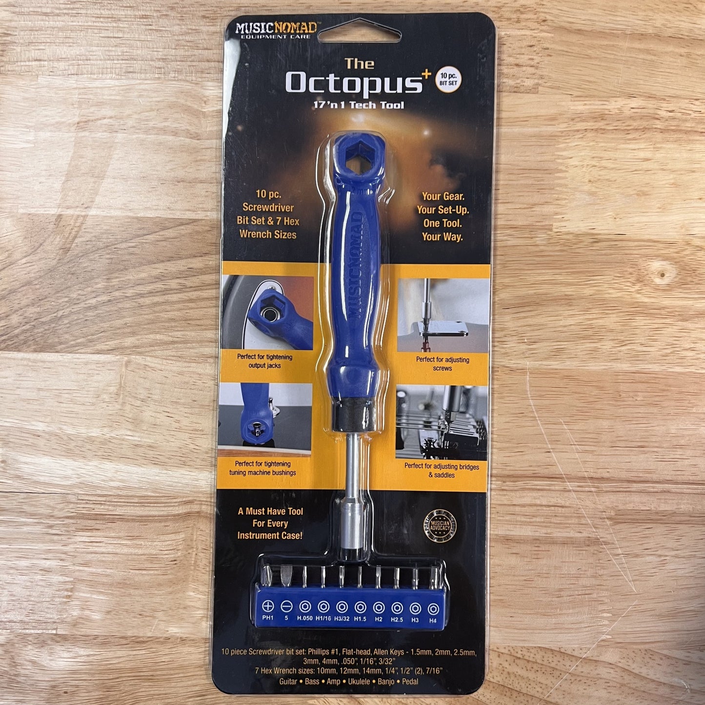 Music Nomad The Octopus 17 'n 1 Tech Tool