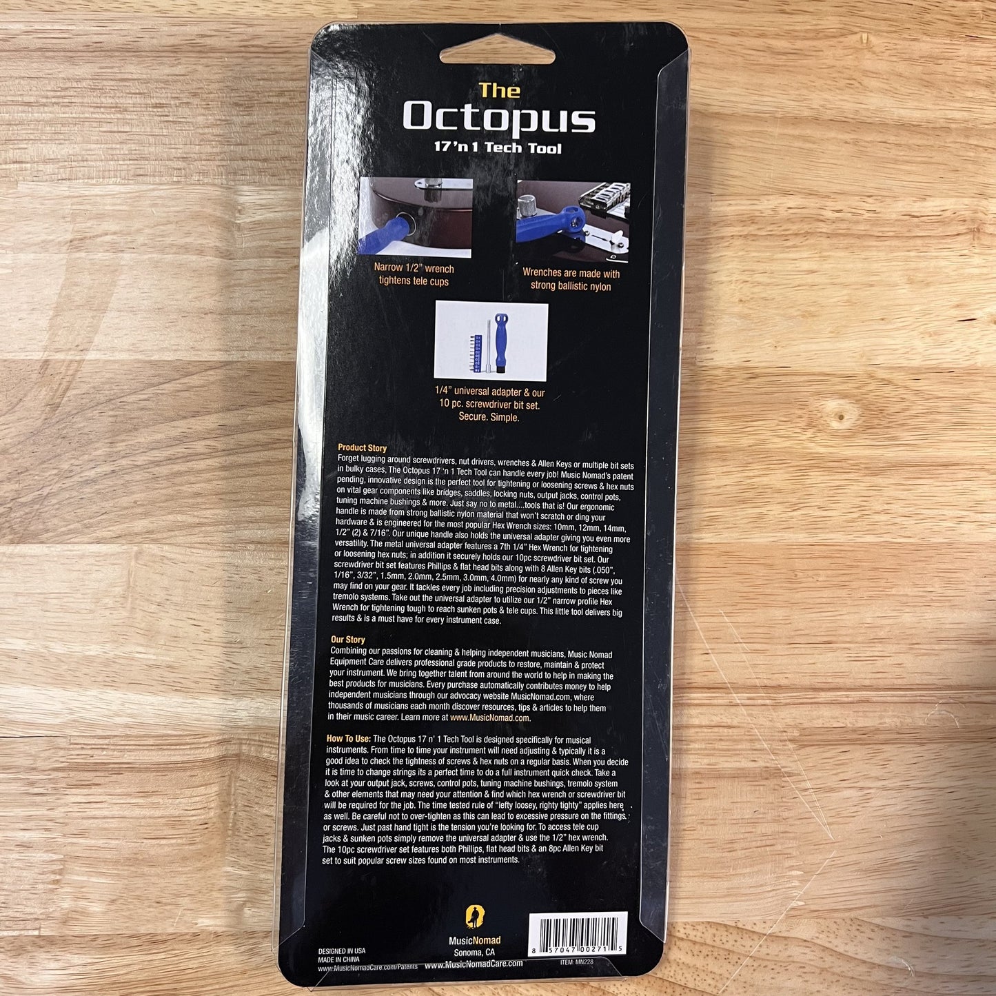 Music Nomad The Octopus 17 'n 1 Tech Tool