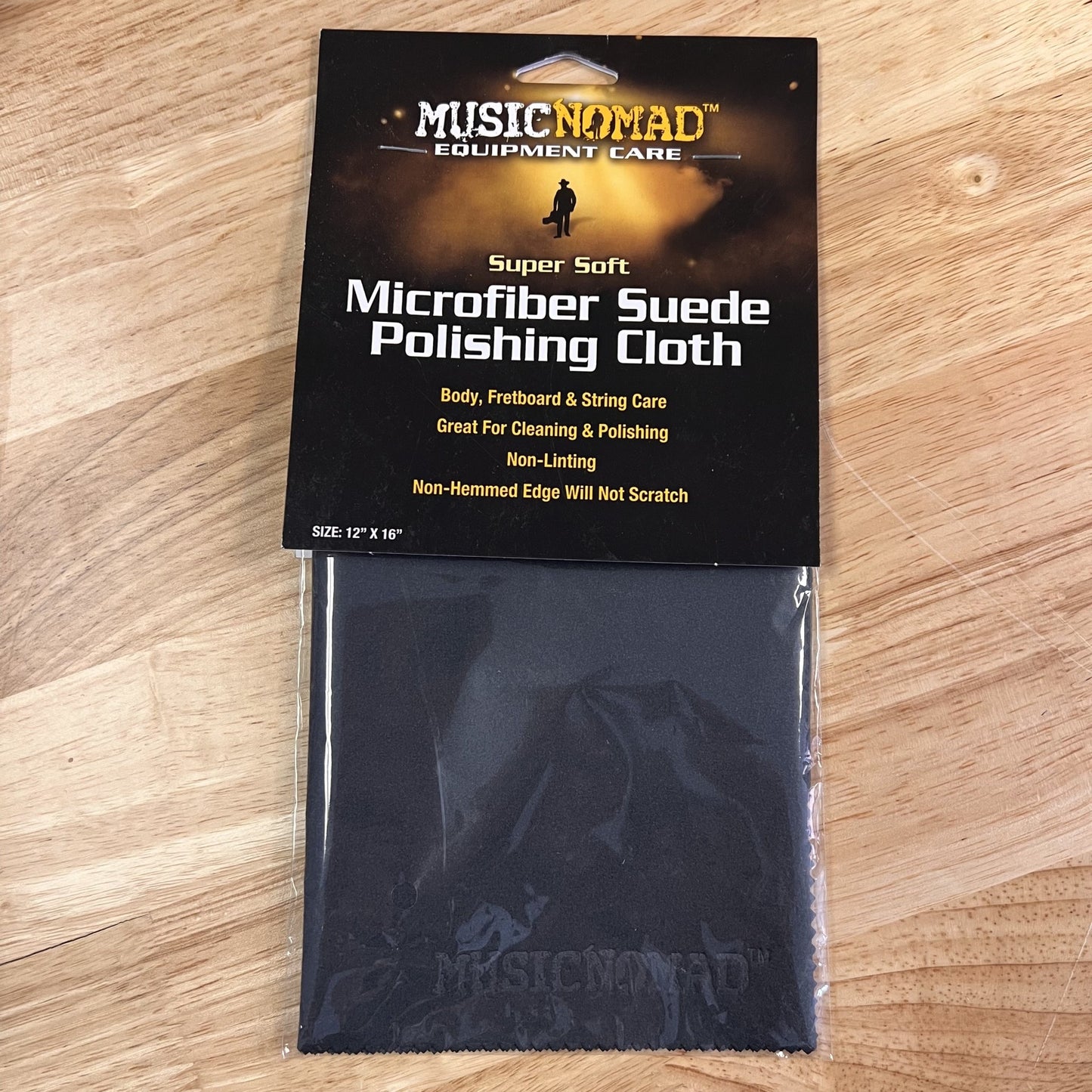 Music Nomad Super Soft Edgeless Microfiber Suede Polishing Cloth 12" x 16