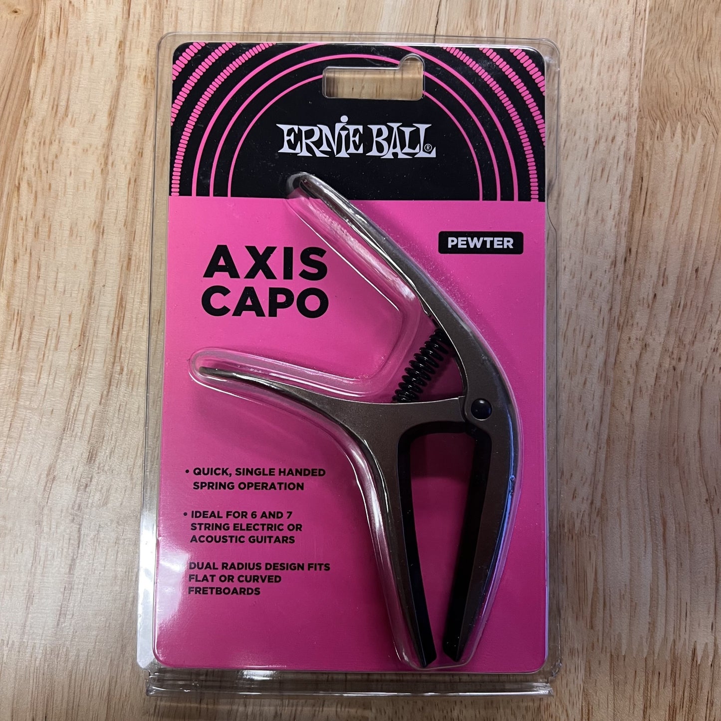 Ernie Ball Axis Capo - Pewter
