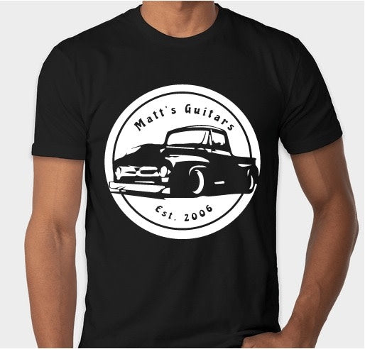 Matt's Guitars are as cool as an old truck; Shirt