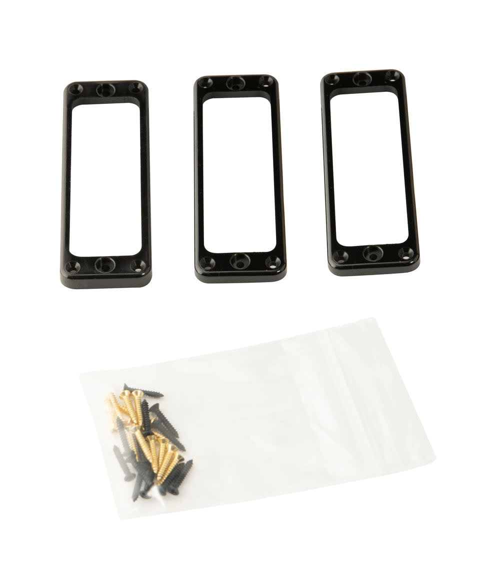 PRS Pickup Rings, Narrowfield Tremolo (3) Black