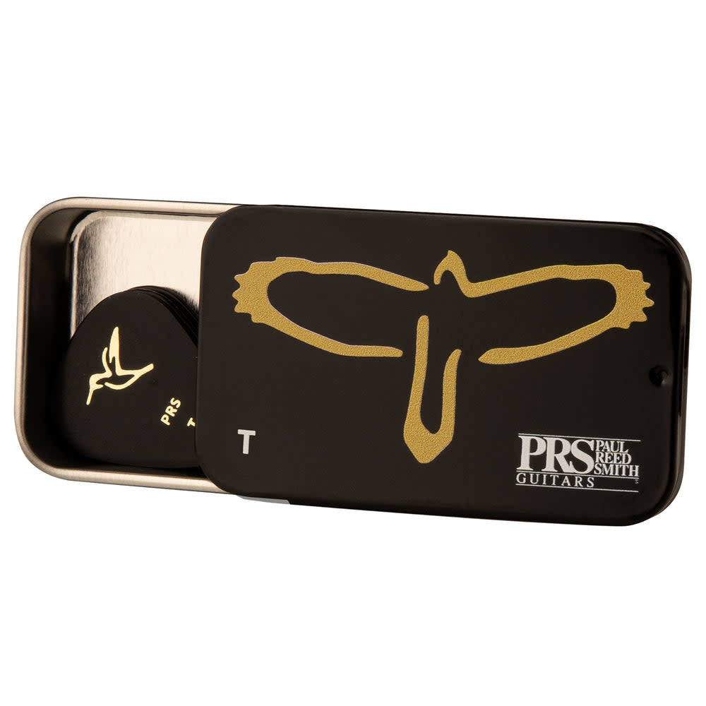 PRS Gold Birds Assorted Picks w/Tin (12) Heavy