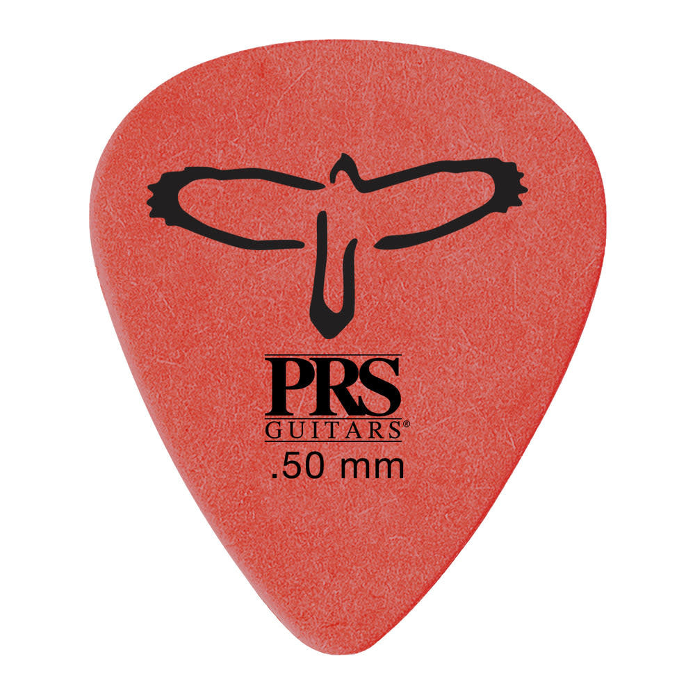 PRS Delrin Picks - Red .50mm 12 Pack