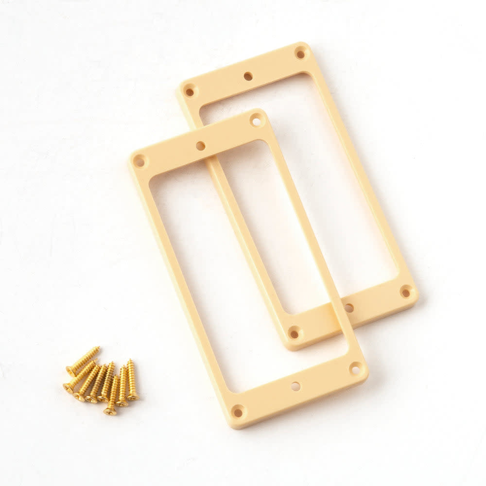 PRS SE Humbucker Pickup Rings (Set of 2) Straight, Creme