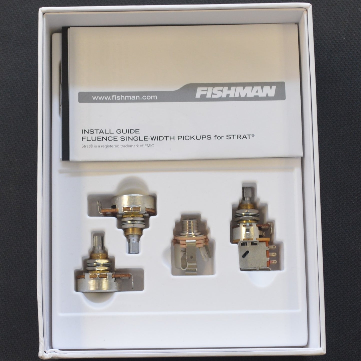 Fishman Fluence Single Width Pickup Set For Strat.