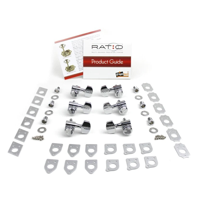 Graph Tech Ratio Cont Locking Tuners 3x3 Chrome