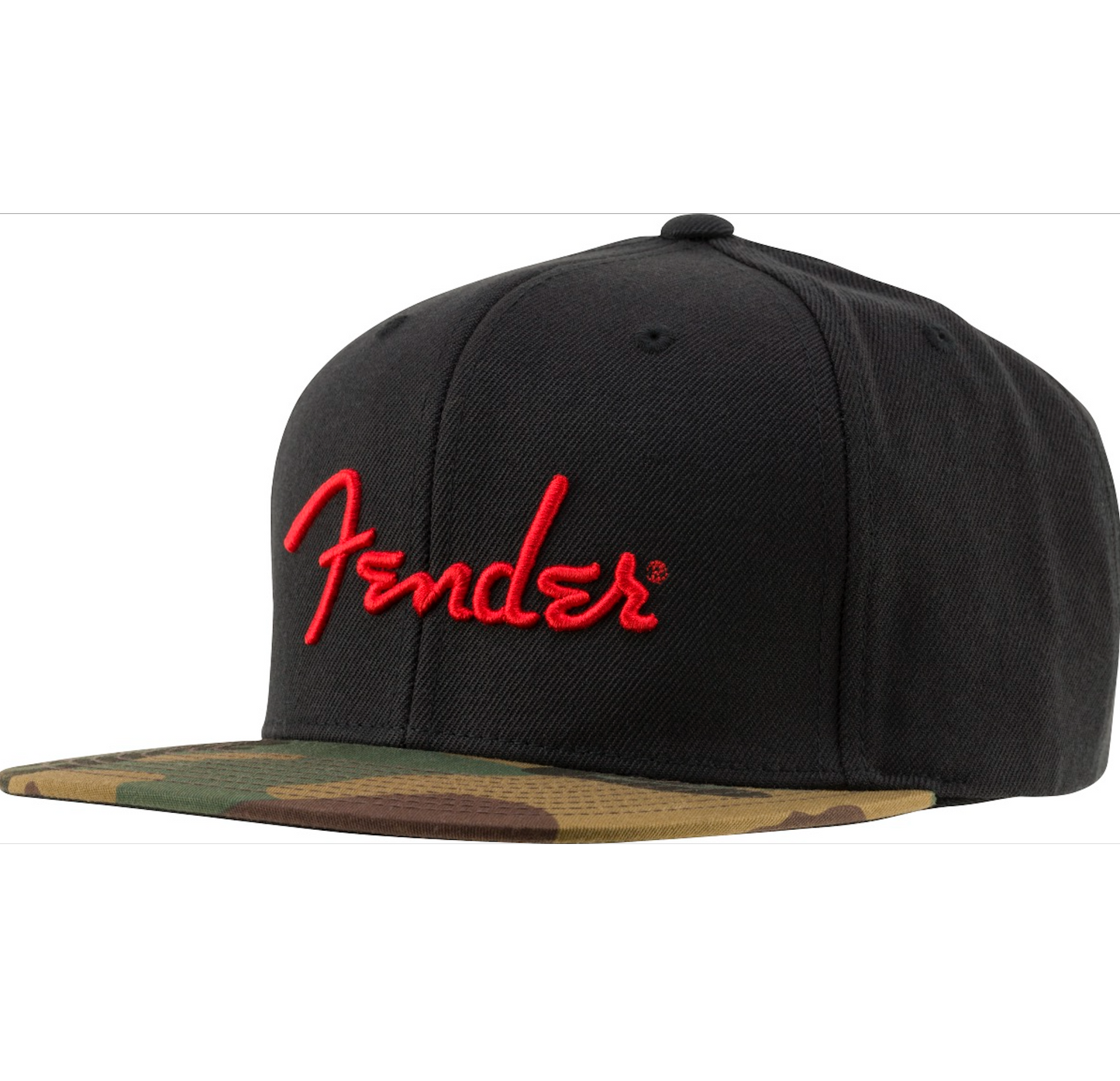 Fender Camo Flatbill Hat, Camo, One Size Fits Most