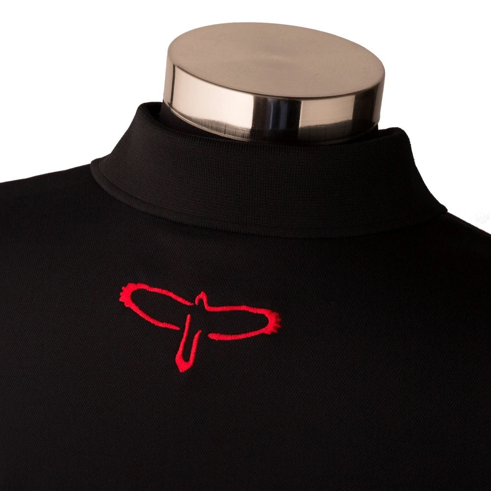 PRS Black Polo, Block Logo Front, Bird Back