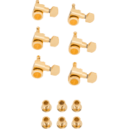 Fender Locking Stratocaster/Telecaster Staggered Tuning Machines (Gold) (6)