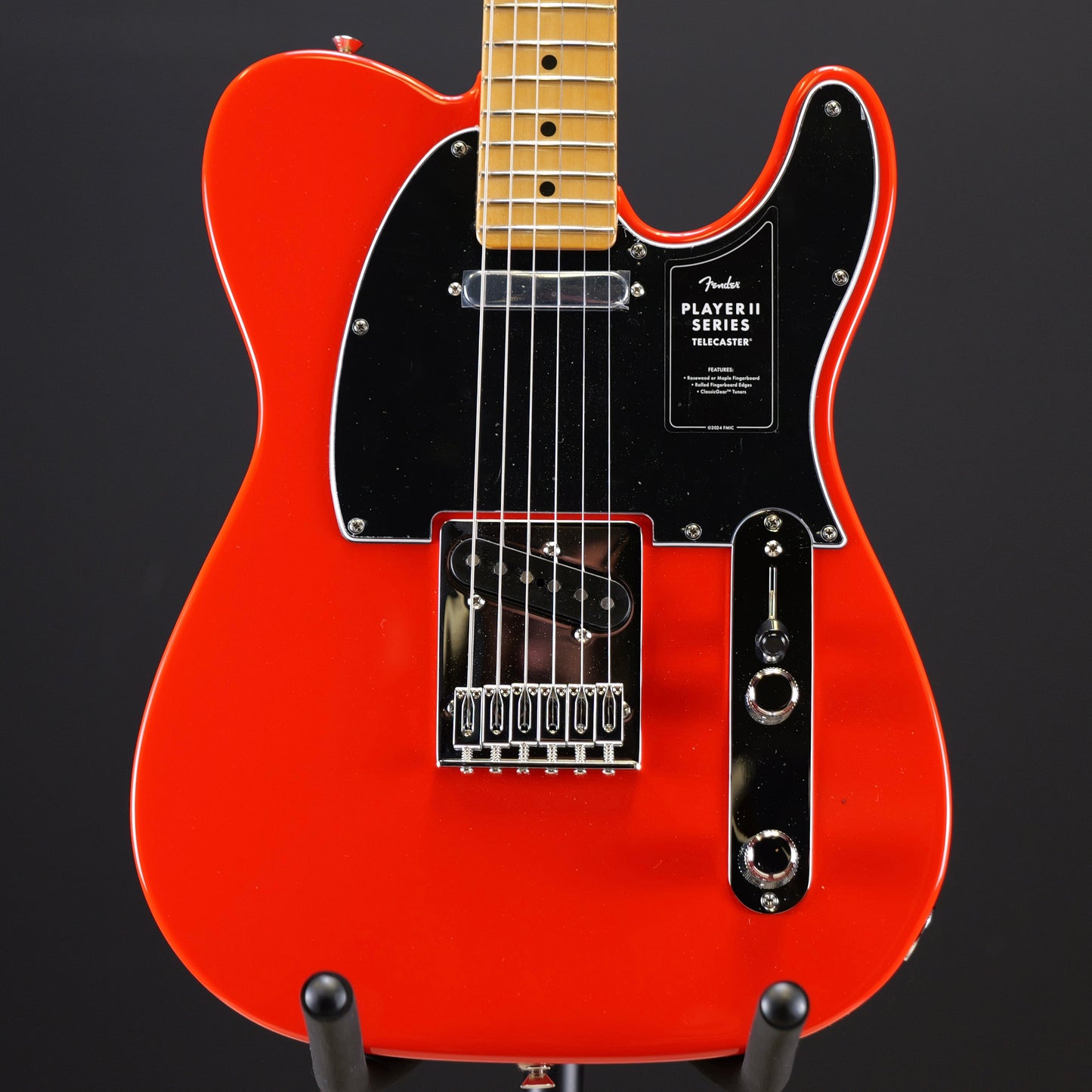 Fender Player II Telecaster Maple Fingerboard Coral Red