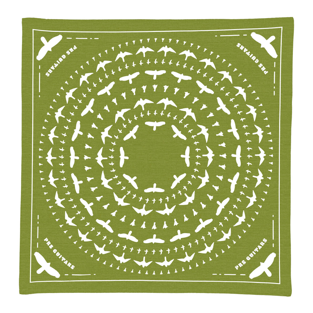 PRS Traditional Bird Bandana - Military Green