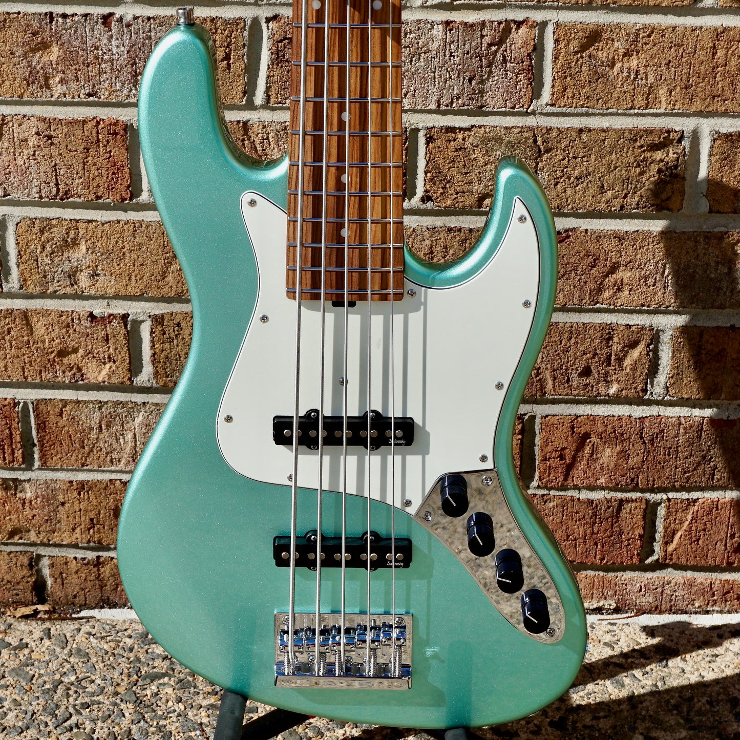 Sadowsky MetroExpress 21-fret Vintage JJ Bass 5-string Sage Green Metallic