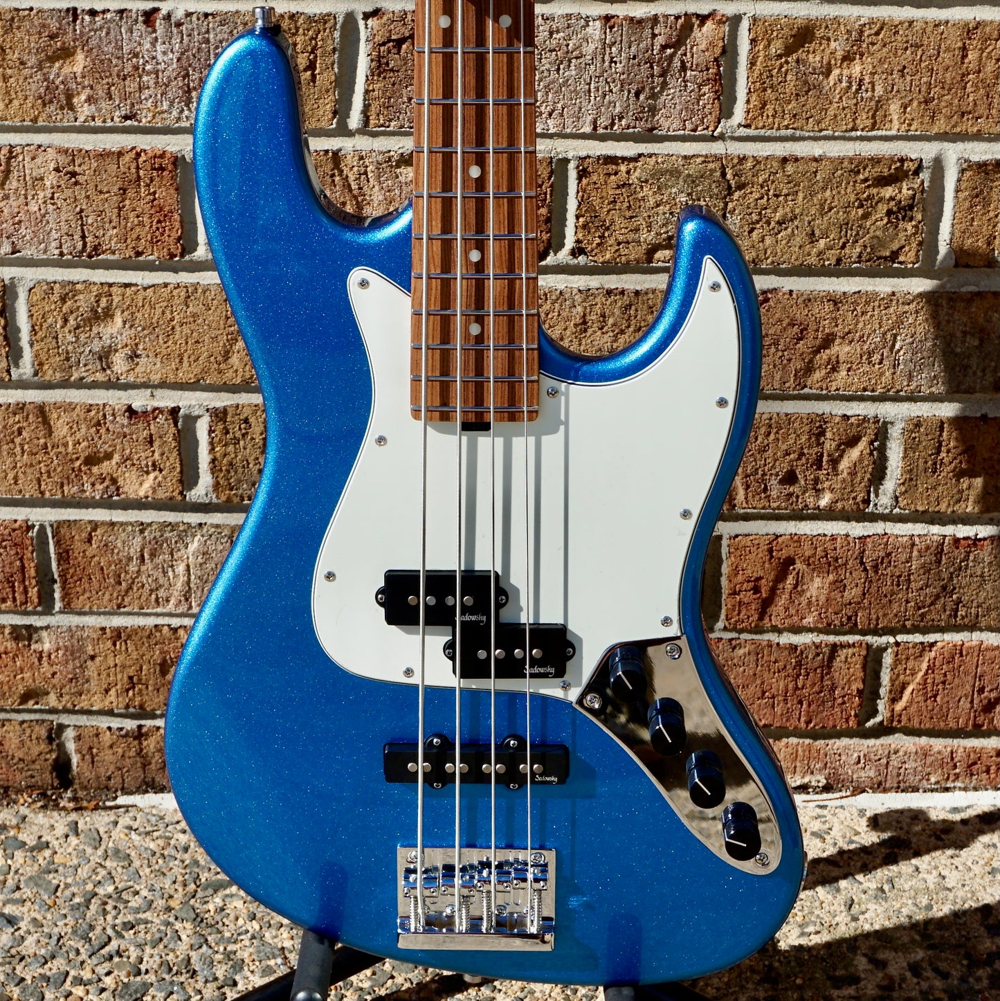 Sadowsky MetroExpress 21 Fret Hybrid PJ Bass Ice Blue Metallic