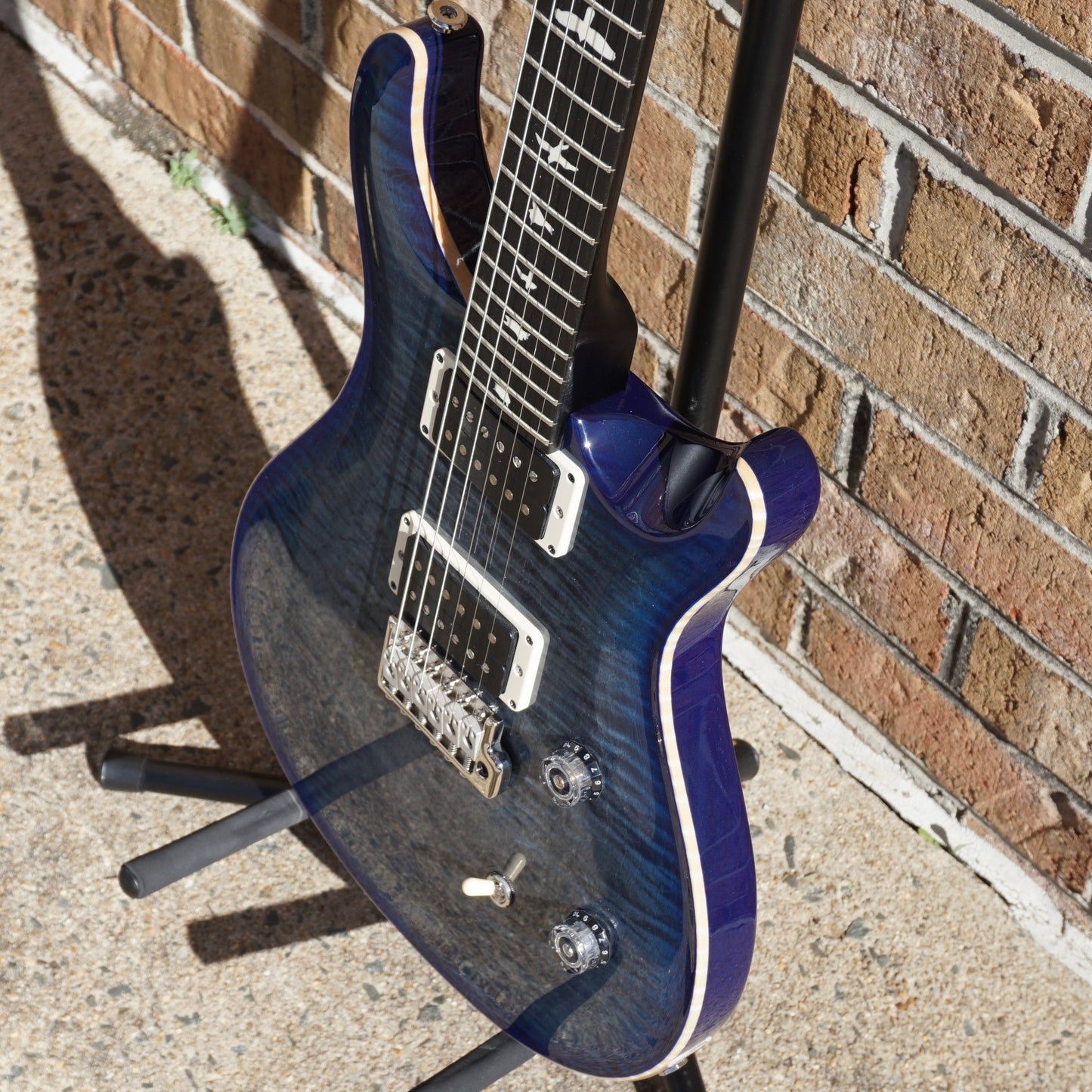 PRS CE-24 - Faded Gray Black Blue Burst