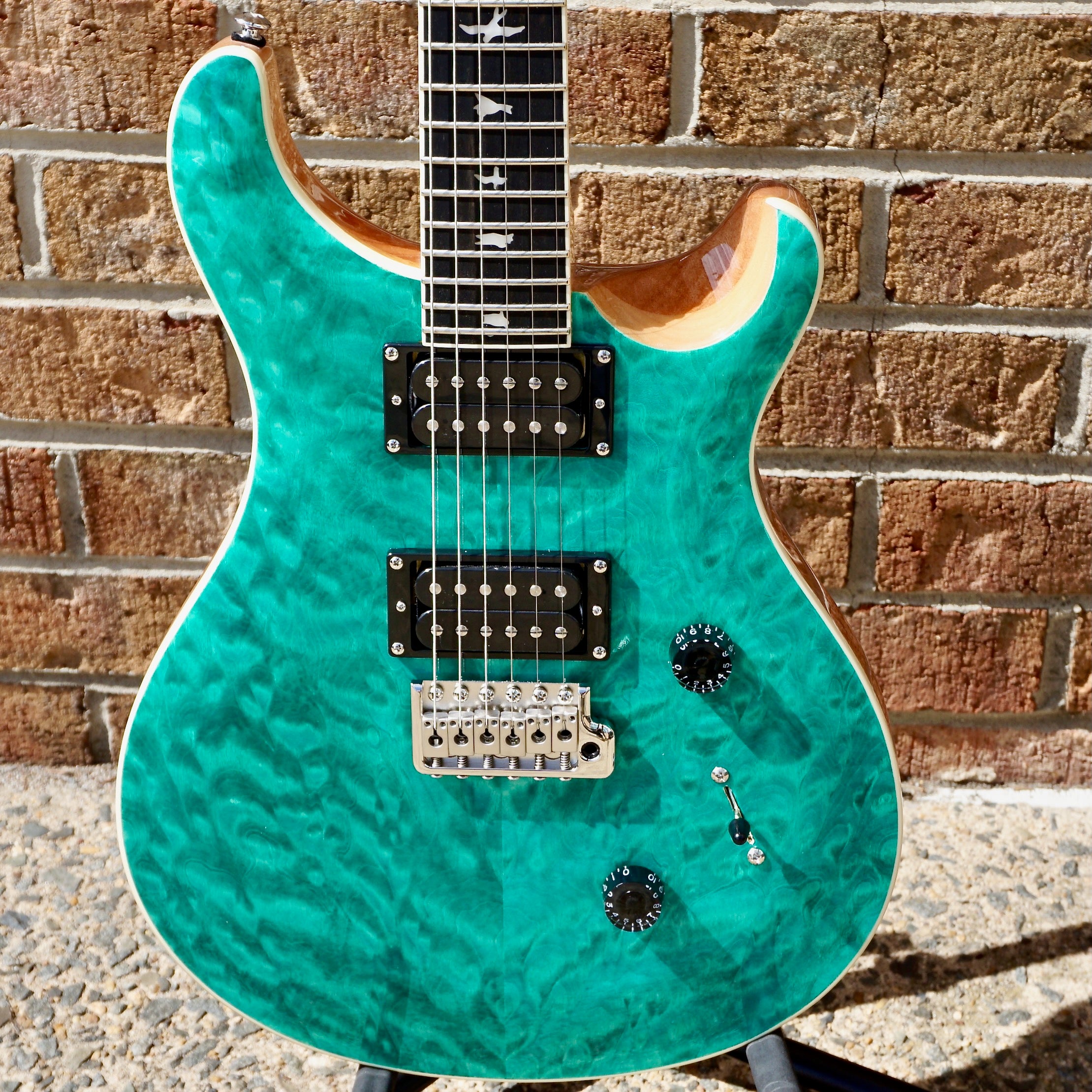 PRS SE Custom 24 Quilt Turquoise – Matt's Guitars