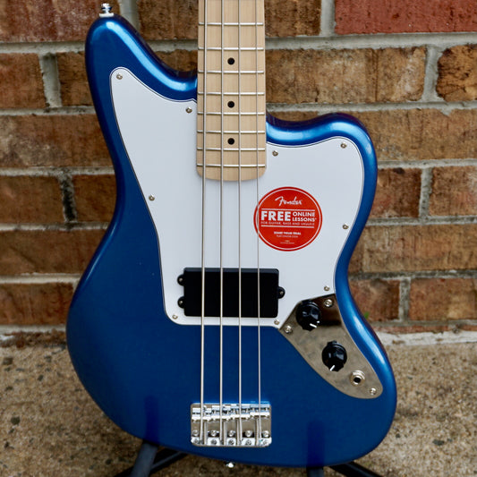 Fender Squier Affinity Series Jaguar Bass H Maple Fingerboard White Pickguard Lake Placid Blue